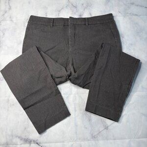 Old Navy Gray Pixie High Rise Dress Pants Womens Size 12 Career Slim P110